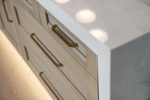 LED backlighting for luxury cabinetry